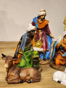 Presépio em Resina Colorido • 11 Peças • 18,5cm